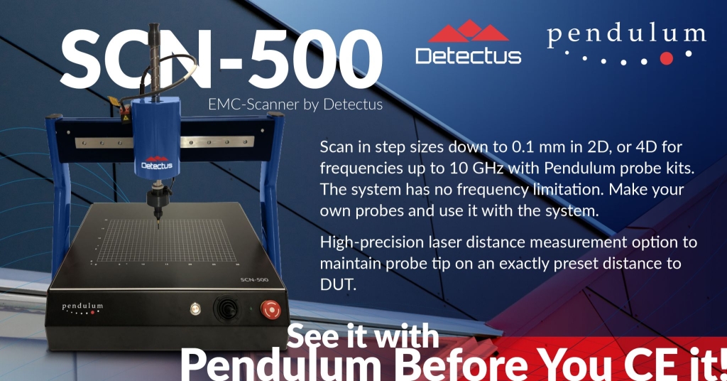 3D EMC scannere fra Detectus forhandles af GOmeasure i Danmark