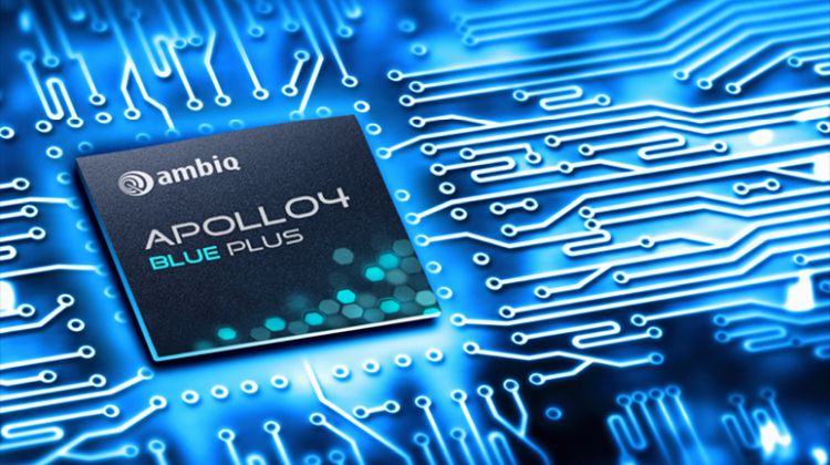 Apollo4 fra Ambiq letter design af bl.a. intelligente wearables