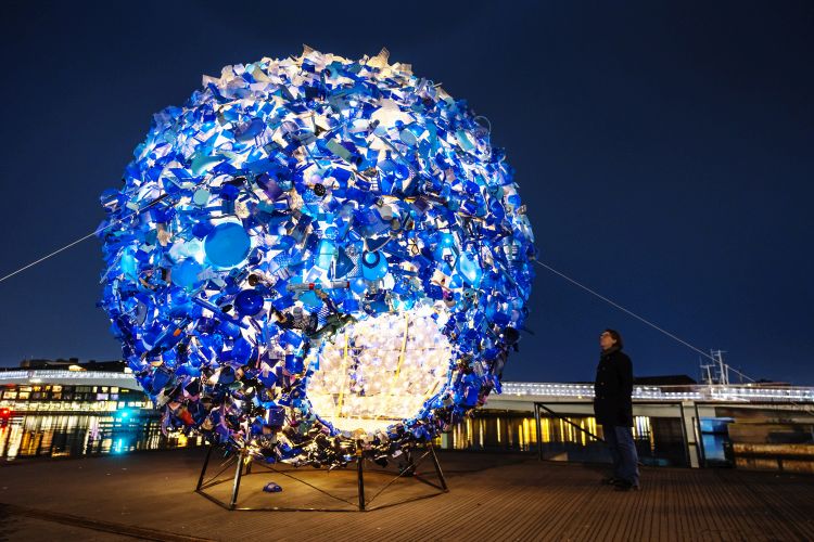Blue Earth lysinstallation fra CLF 2023