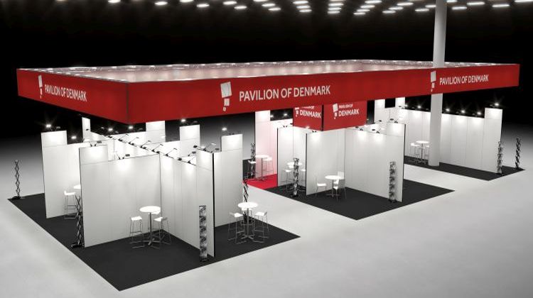 Model af dansk fællesstand til Hannover Messen 2024