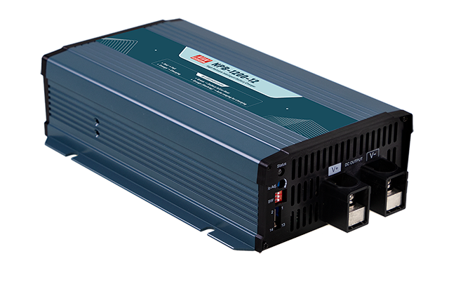 NPB-450 Batterilader til bly-syre og Li-Ion batterier fra MEAN WELL. Forhandler er Power Technic. Ring 70 208 210 for mere information