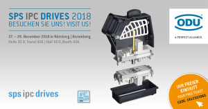 BesÃ¸g ODU pÃ¥ SPS IPC Drives 