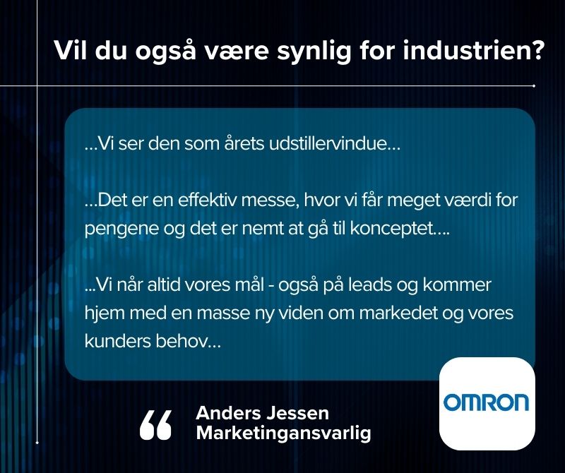 OMRON udstiller på AUTOMATIK 2024