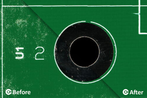 PCB cleaner x460. Før og efter PCB rengøring - CORE-emt