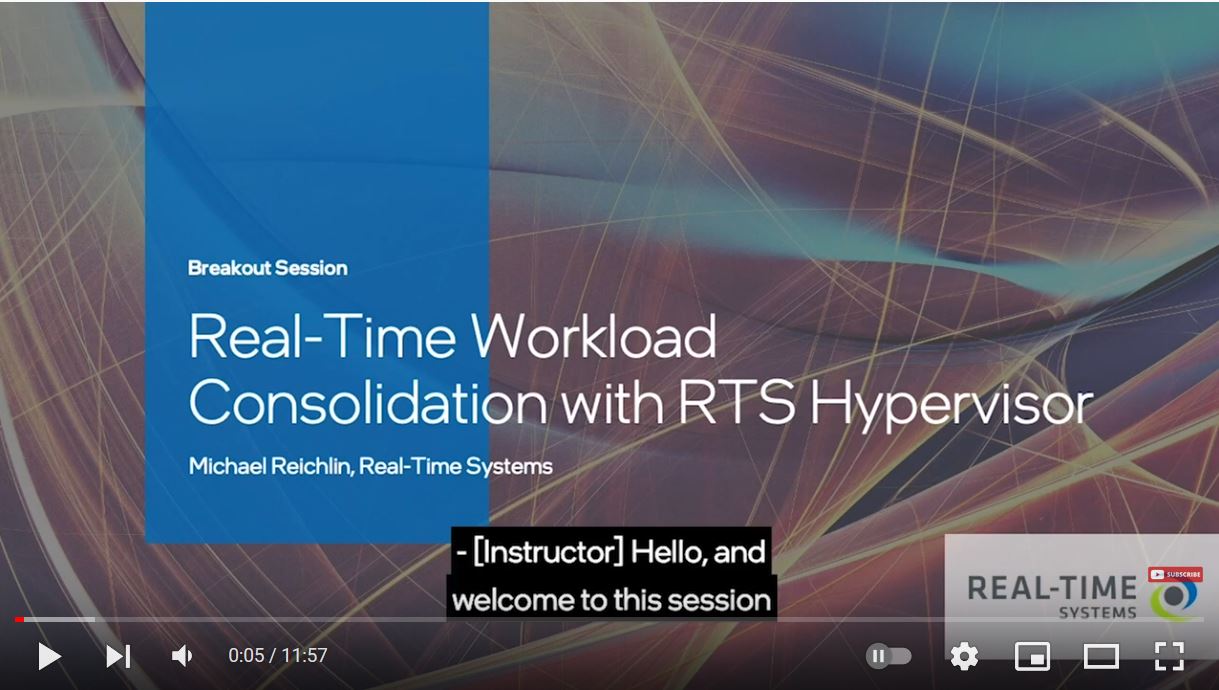 Real-Time Workload Consolidation