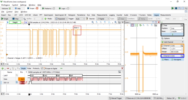 Digilent WaveForms Workspace - Scope-to-Digital