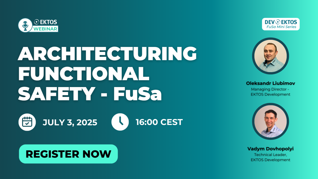 Webinar Invitation: Architecturing Functional Safety - ElektronikFOKUS